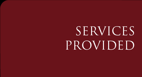 services provided